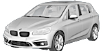 BMW F45 B2589 Fault Code